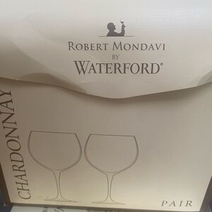 Robert Mondavi by Waterford Chardonnay Glasses - 2 wine glasses per box